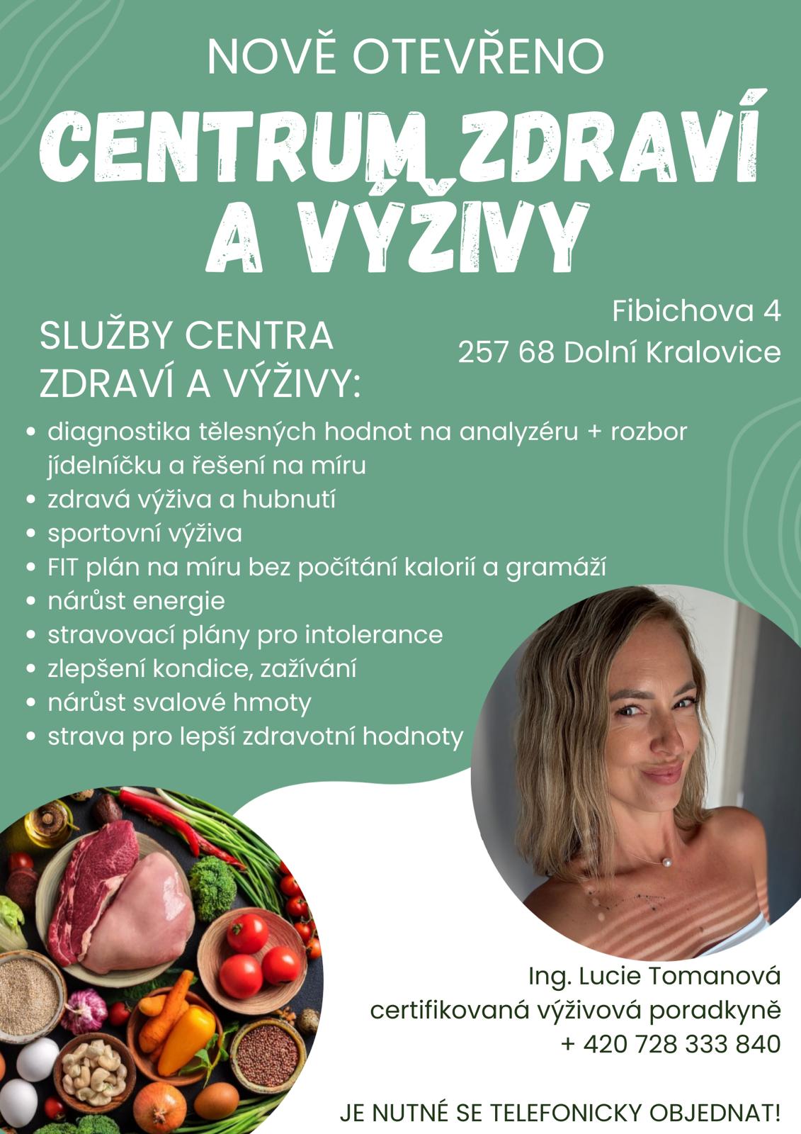 Lucie Tomanová nutriční poradna